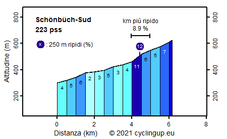Profilo Schönbüch-Sud