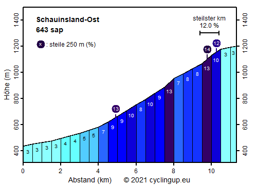 Profil Schauinsland-Ost