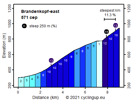 Profile Brandenkopf-east