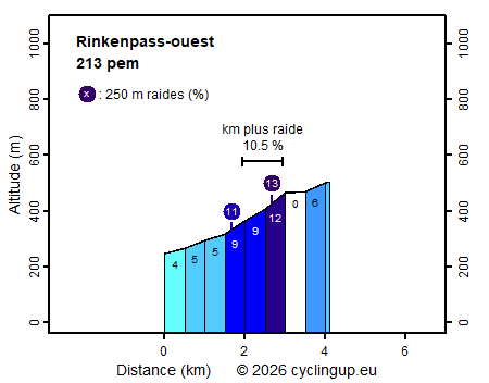 Profile Rinkenpass-ouest