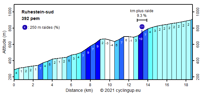 Profile Ruhestein-sud
