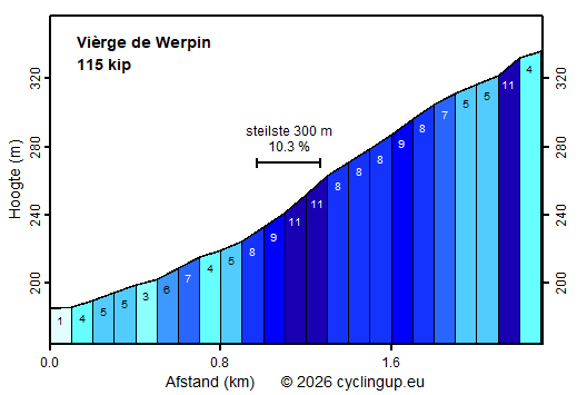 Profiel Vièrge de Werpin