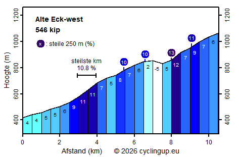 Profiel Alte Eck-west